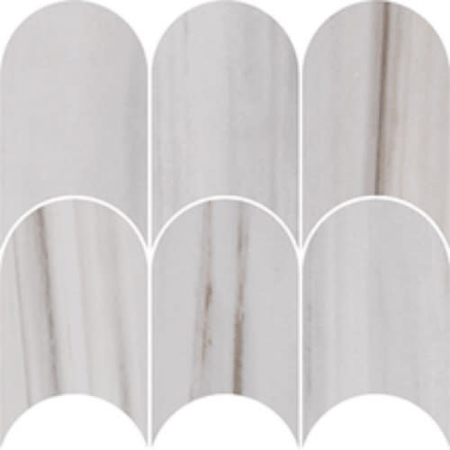 Alustra in Majestic White Lasa Polished Arch