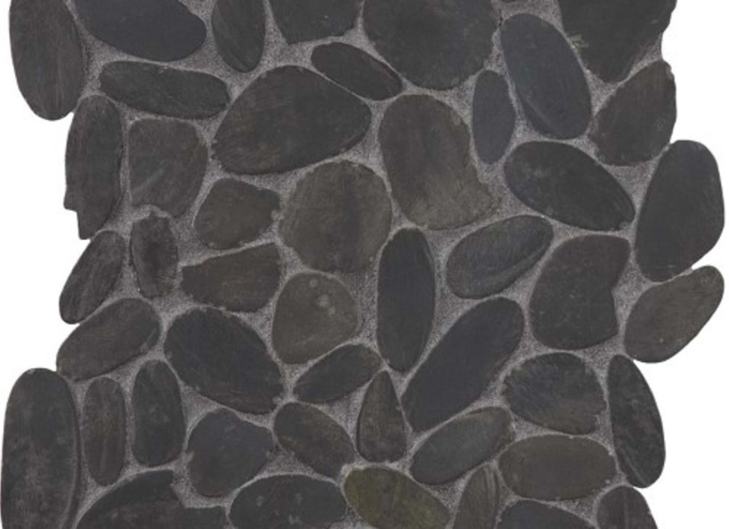 Pebbles in Black Pearl Flat 12x12