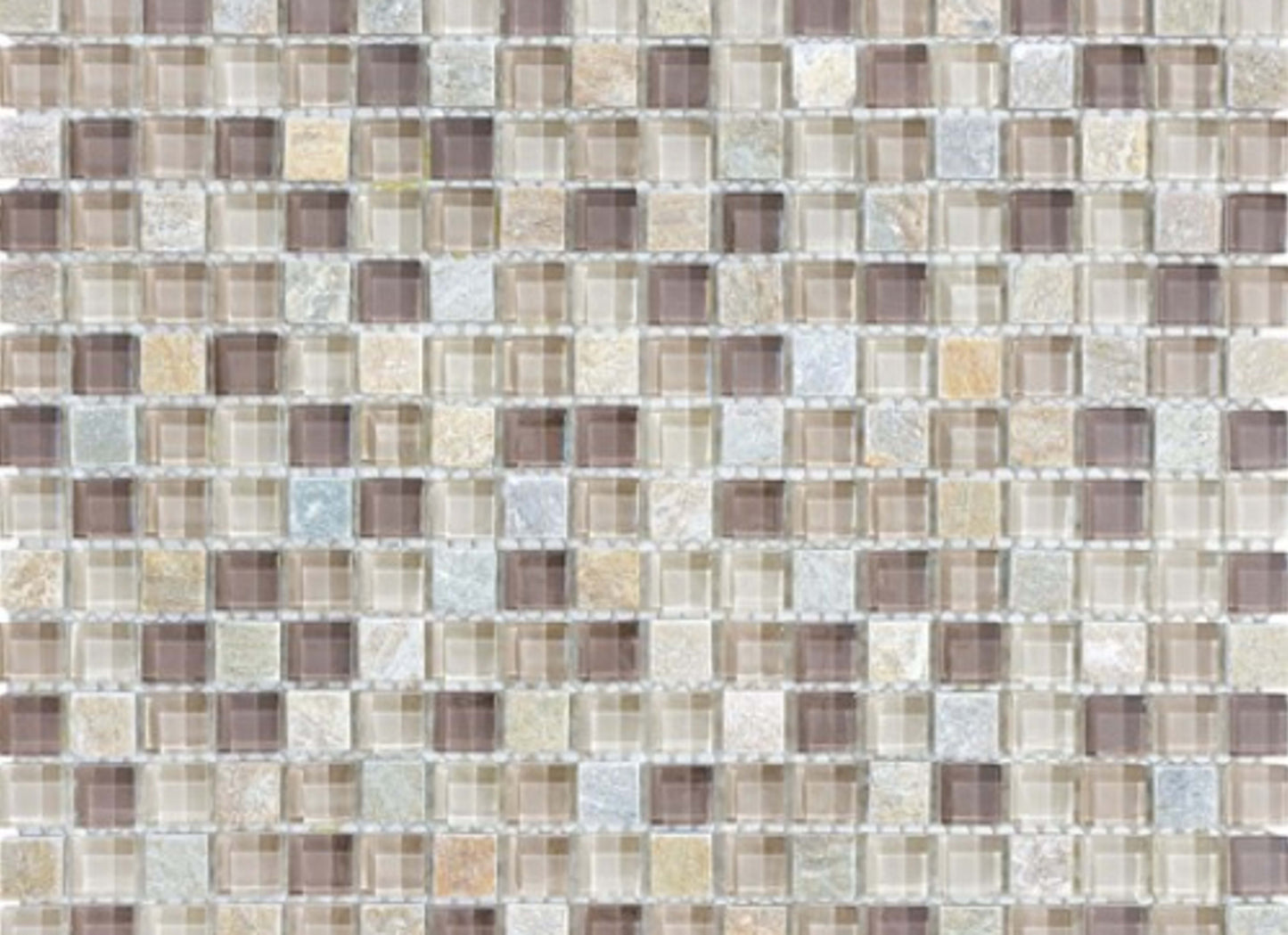 Bliss in Cotton Wood 12x12 Mosaics
