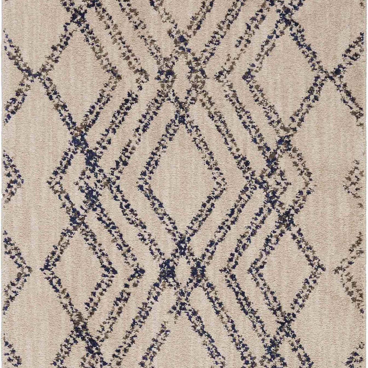 French Affair Ink Blue in Ink Blue 9'6"x12'11" Area Rugs