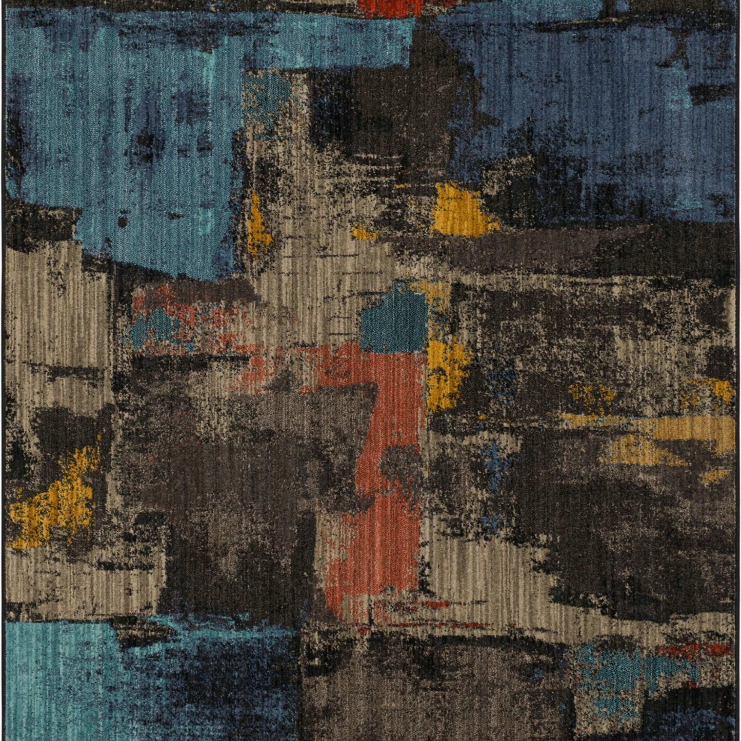 Frisco Multi in Ivory/Blue Area Rugs