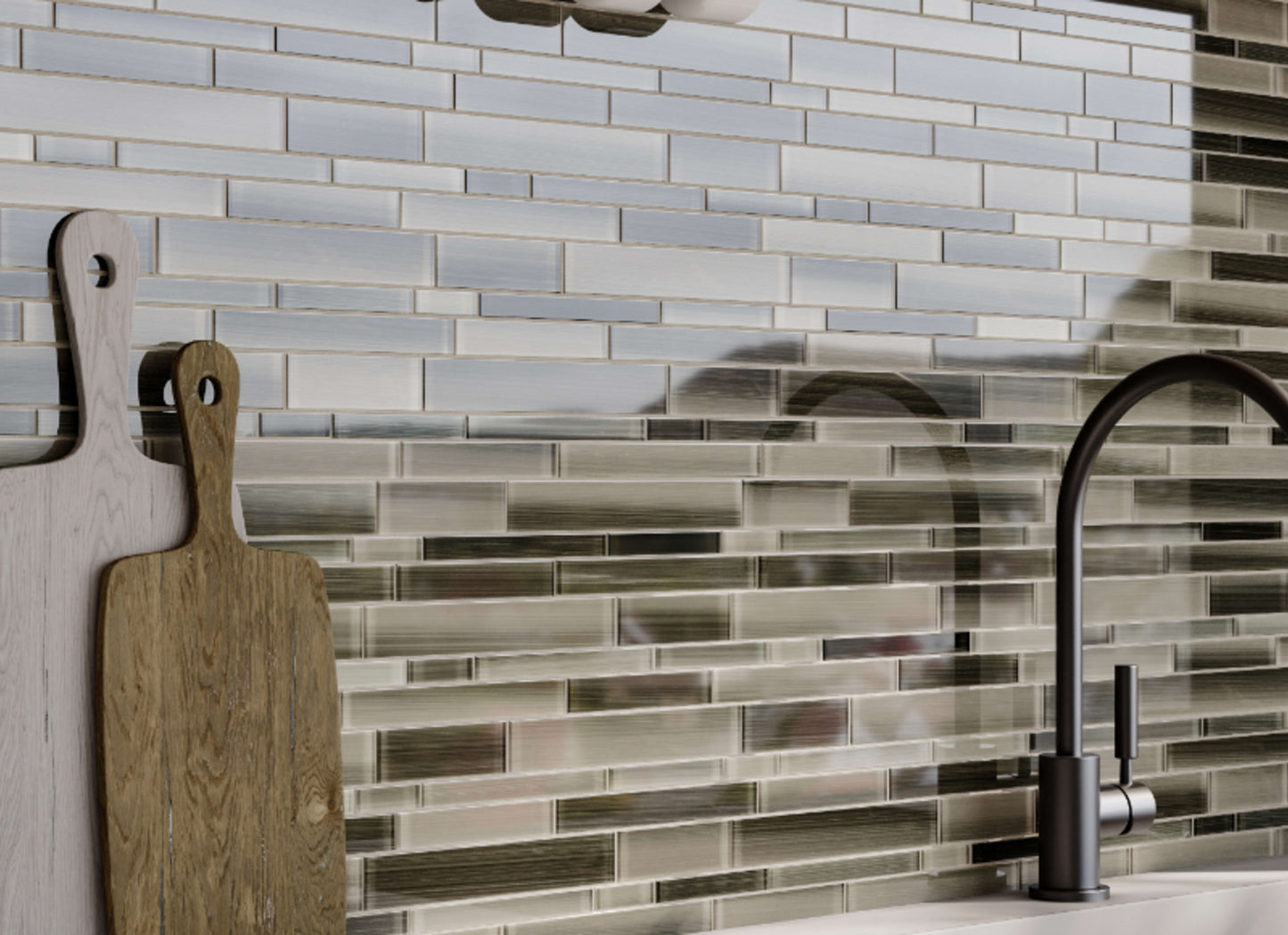 Fusion in Clay Random Strip Mosaic