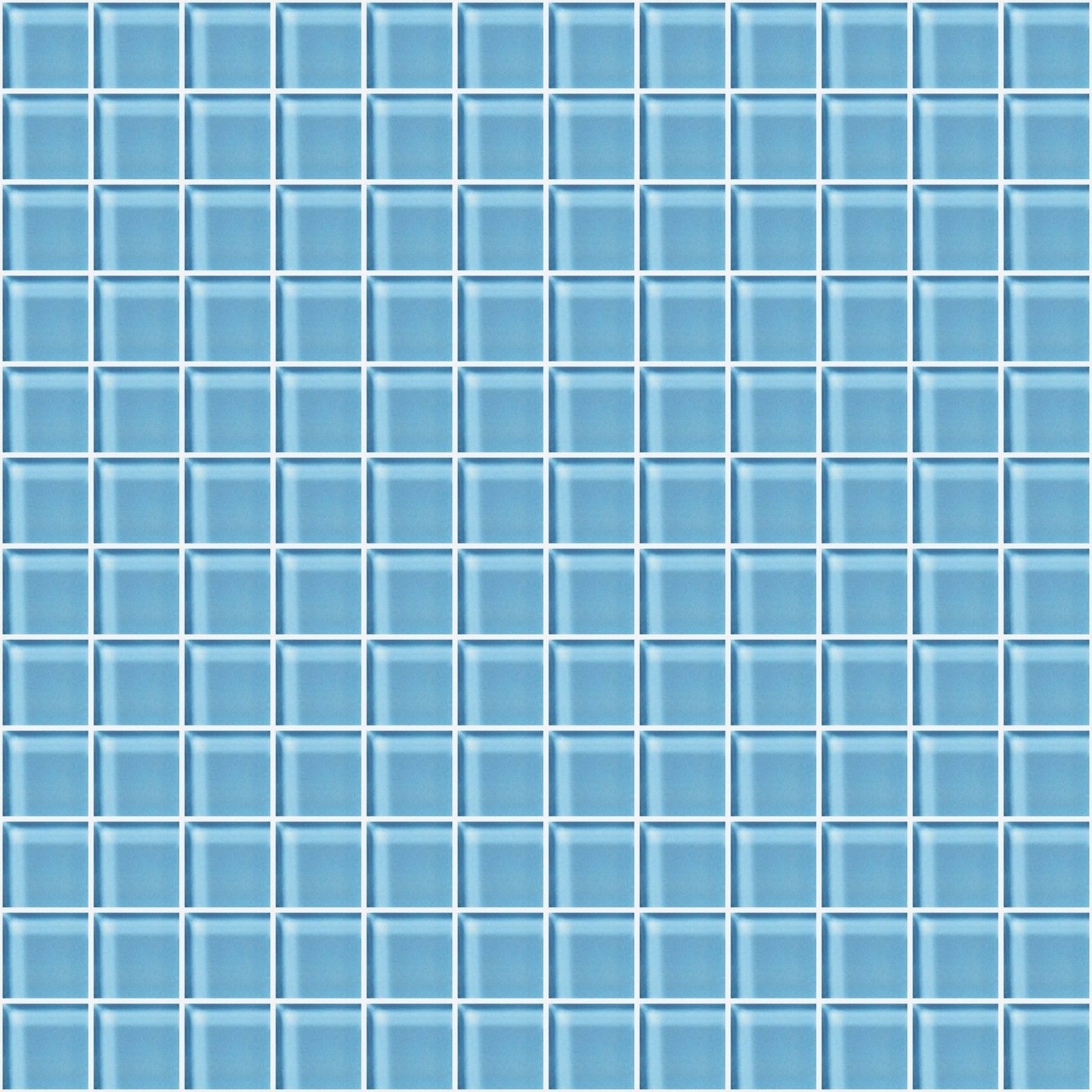 Glass Blox in Glacier 1"x1" Glass Tile