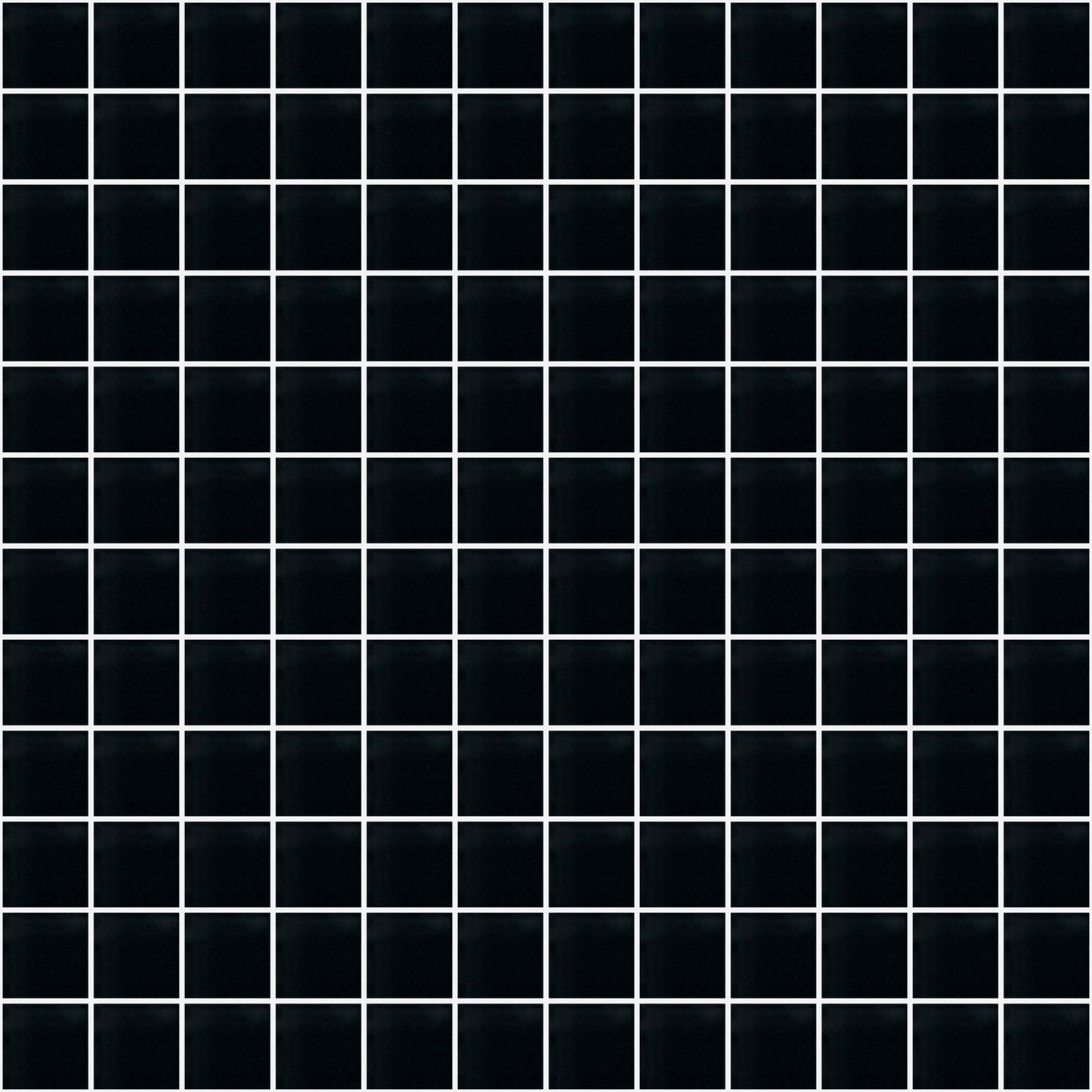 Glass Blox in Black Magic 1"x1" Glass Tile