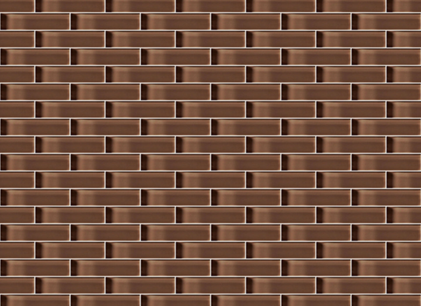 Glass Blox in Coffee 1/2"x2"