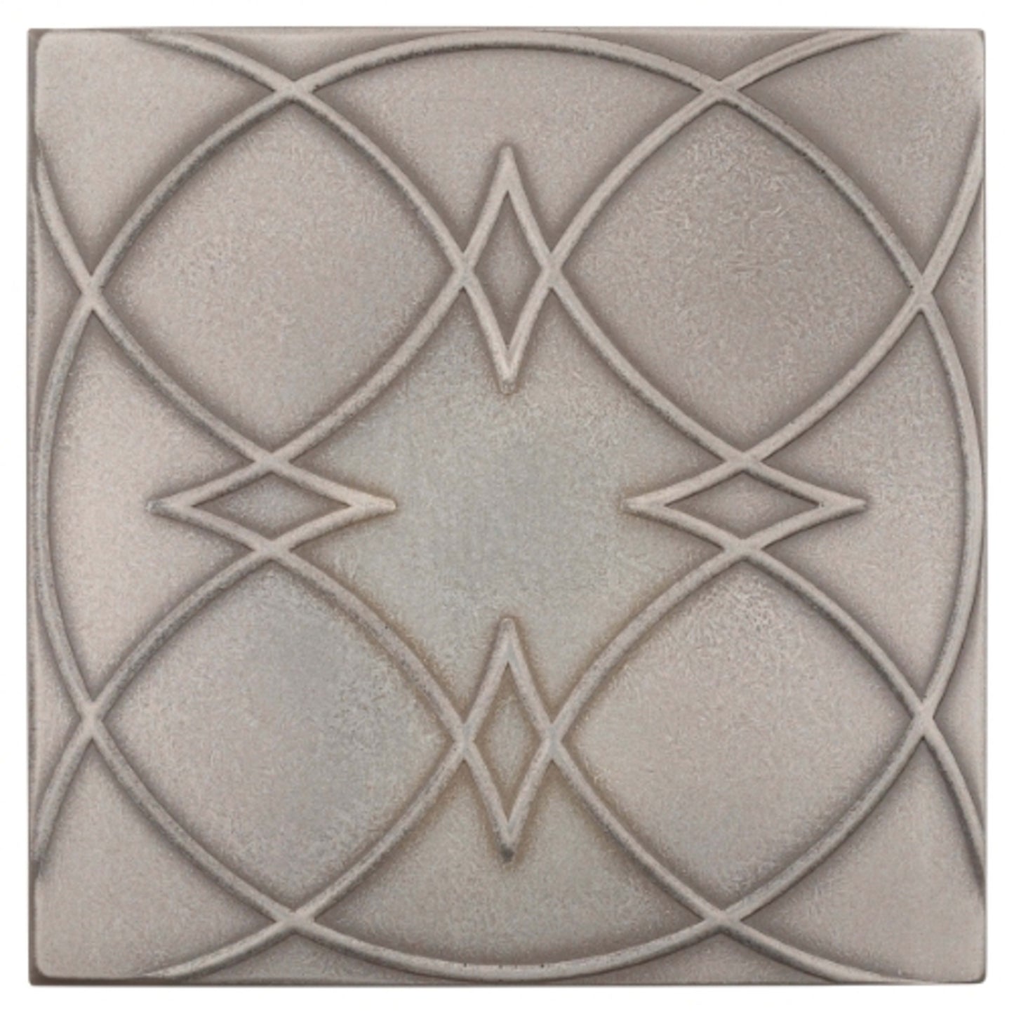 Geometal in Nickel - Square Metal Tile