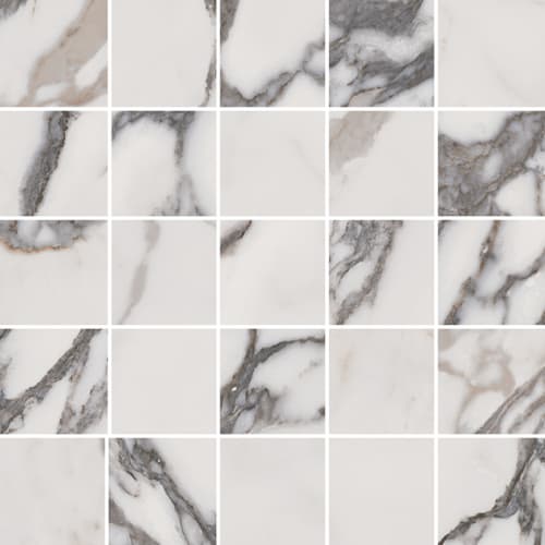 Indulge in Arabescato 12x12 Mosaic