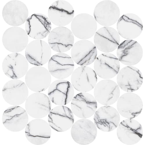 Indulge in Lilac Circle Mosaic Matte