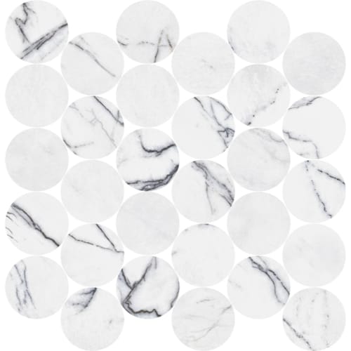 Indulge in Lilac Circle Mosaic Polished