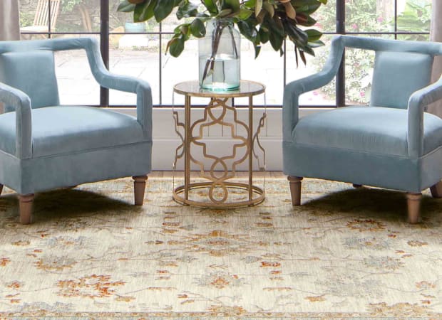 Iznik Cream in Cream 6'7"x9'6"