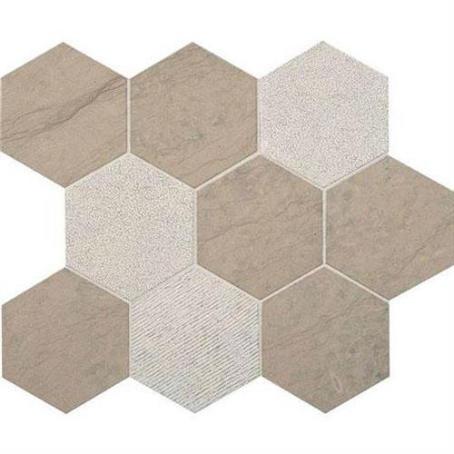 Haven Point in Gray Virtue 4 In. Hexagon Mosaic - 4x4 Tile
