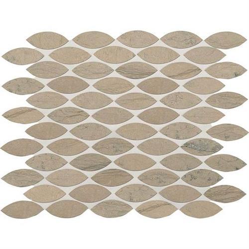 Ascend in Gray Virtue Leaf Mosaic Natural Stone