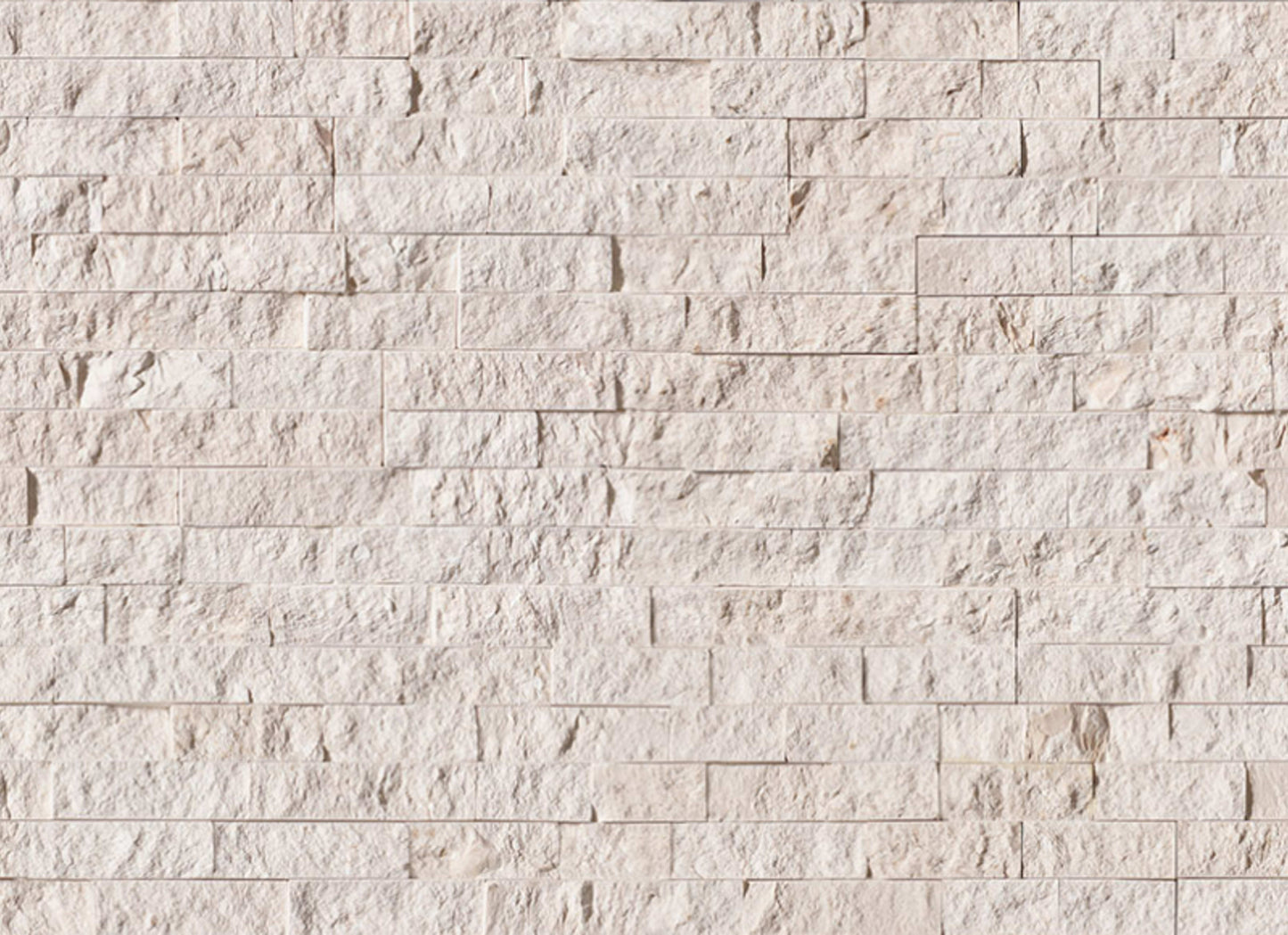 Rockmount Stacked Stone Collection in Mayra White