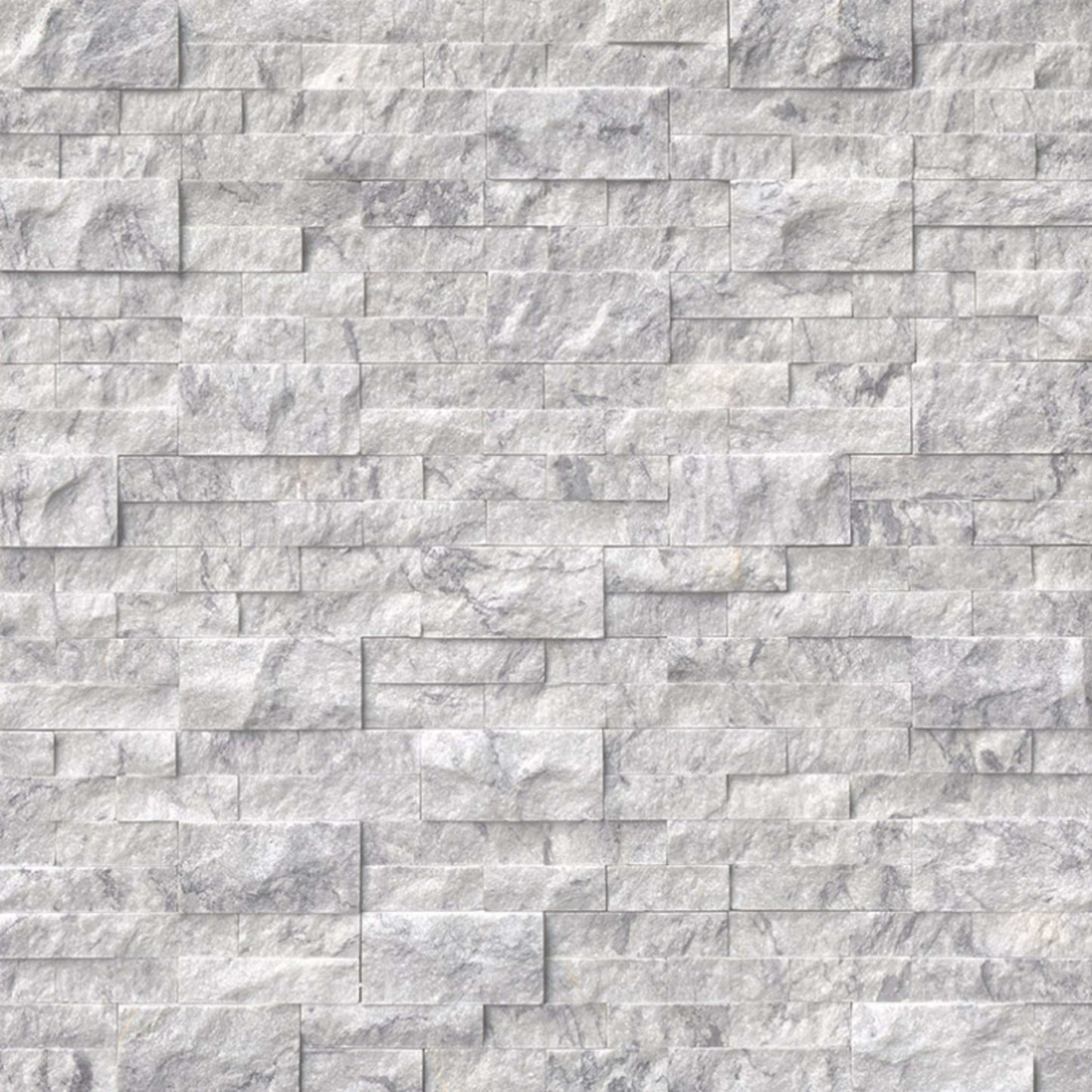 Rockmount Stacked Stone Collection in Arabescato Carrara Natural Stone