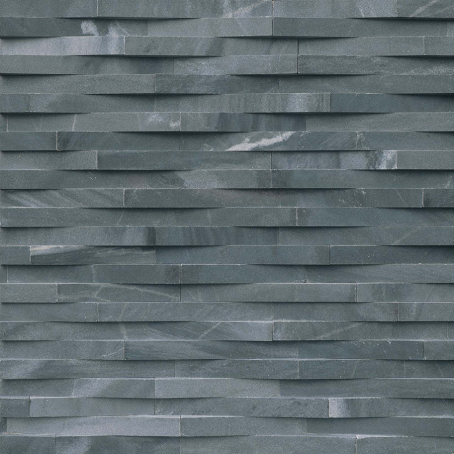 Rockmount Stacked Stone Collection in Cosmic Black 3d Wave Natural Stone
