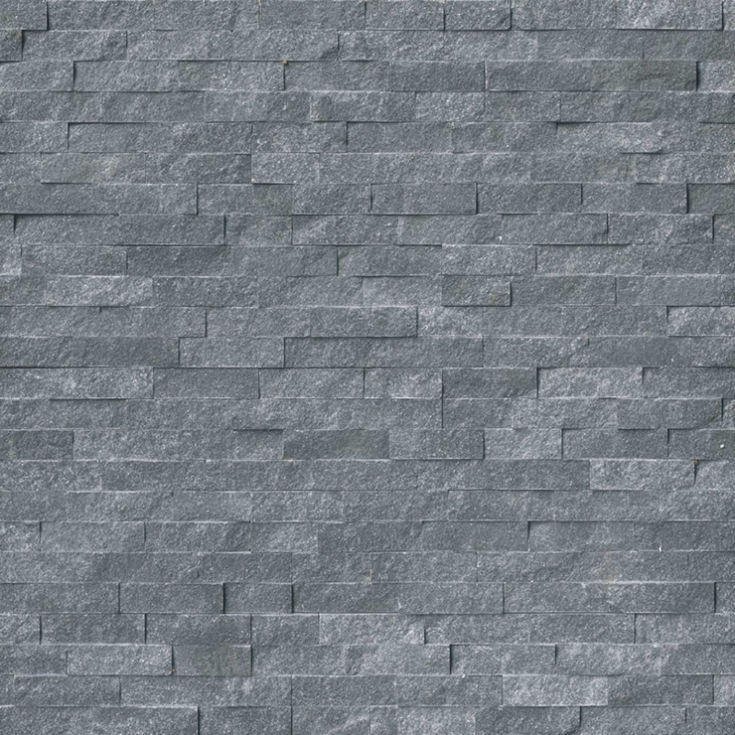 Rockmount Stacked Stone Collection in Cosmic Black Natural Stone