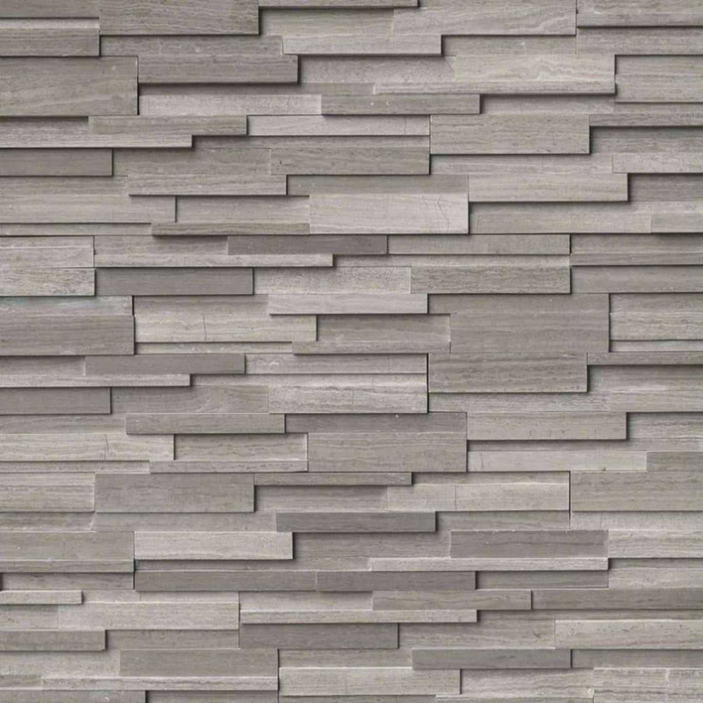 Rockmount Stacked Stone Collection in Gray Oak 3d Natural Stone