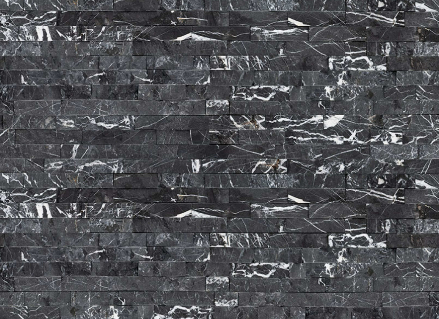 Rockmount Stacked Stone Collection in Marquina Nero