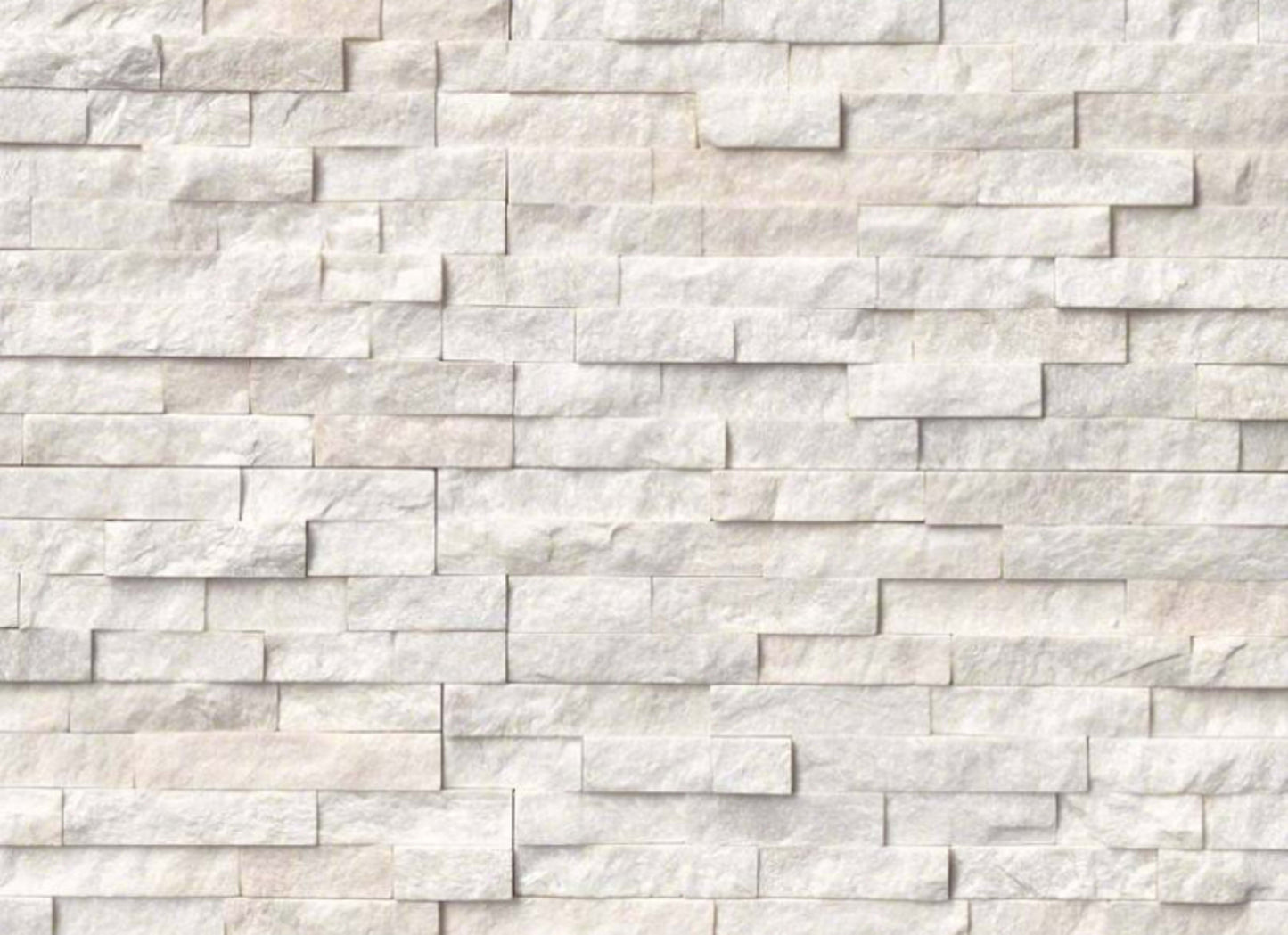 Rockmount Stacked Stone Collection in Arctic White