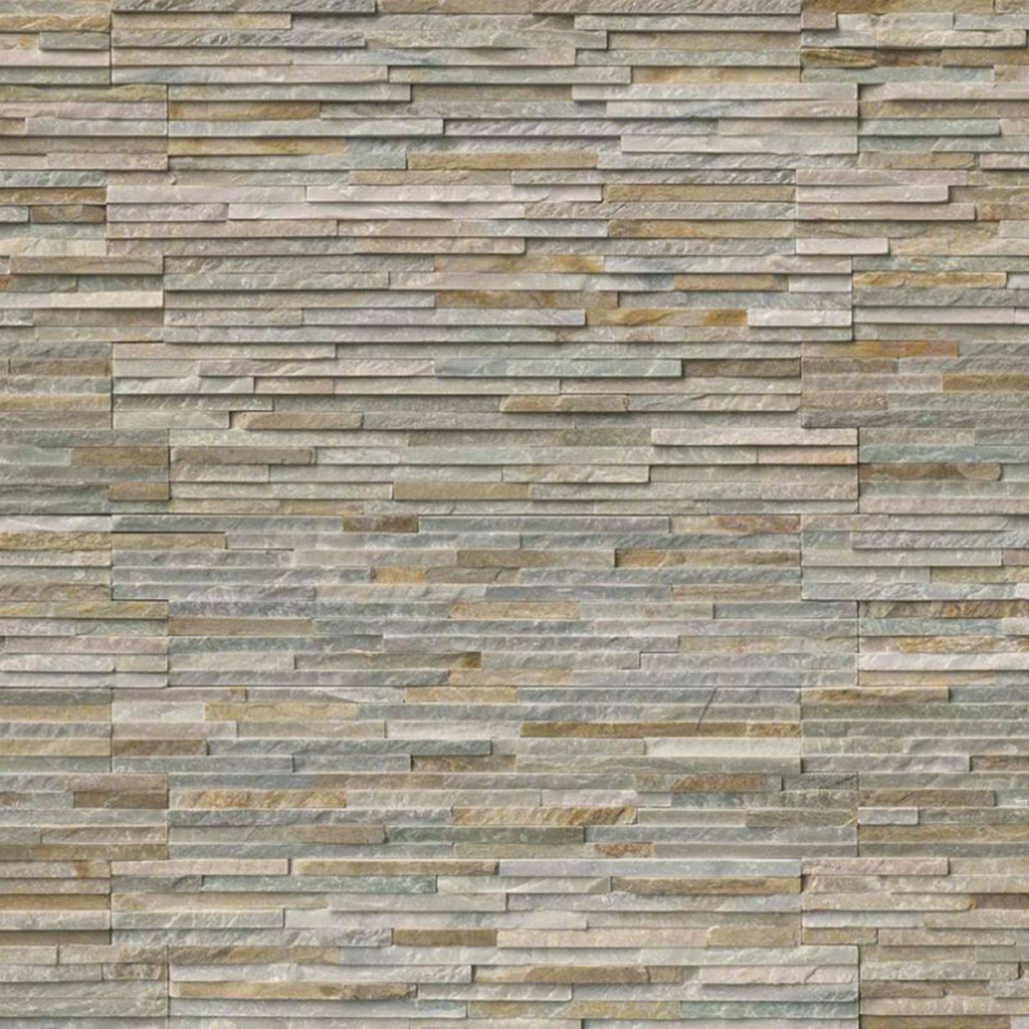 Rockmount Stacked Stone Collection in Golden Honey Pencil Natural Stone