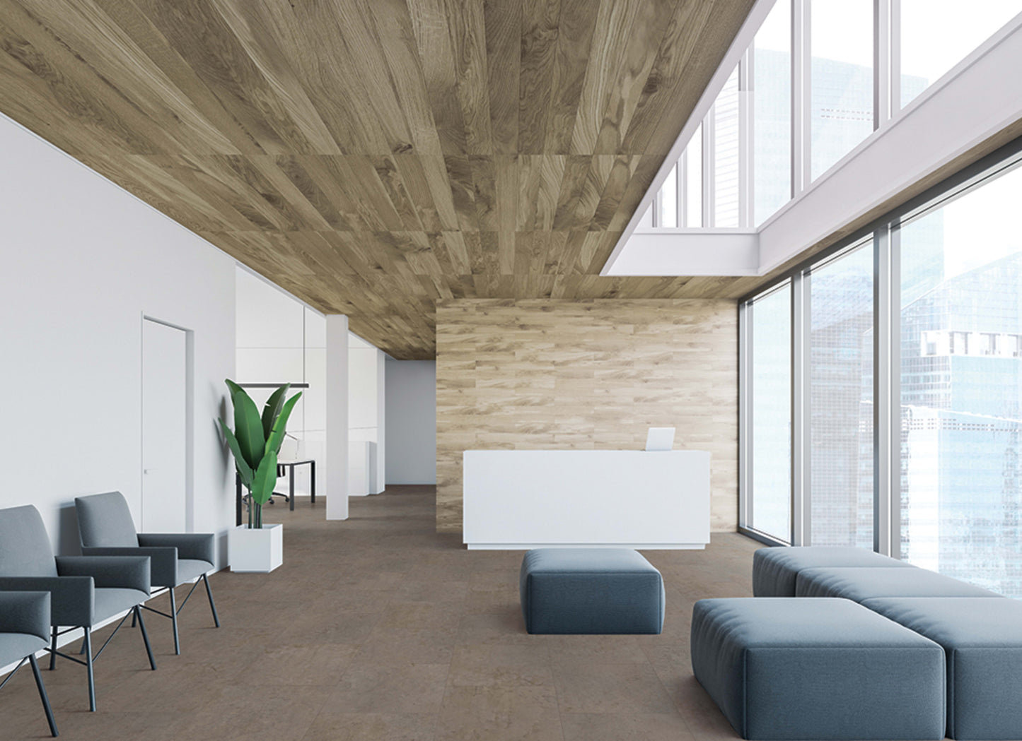 Metroflor LVT - Déjà New - Smooth Concrete in Dolomite