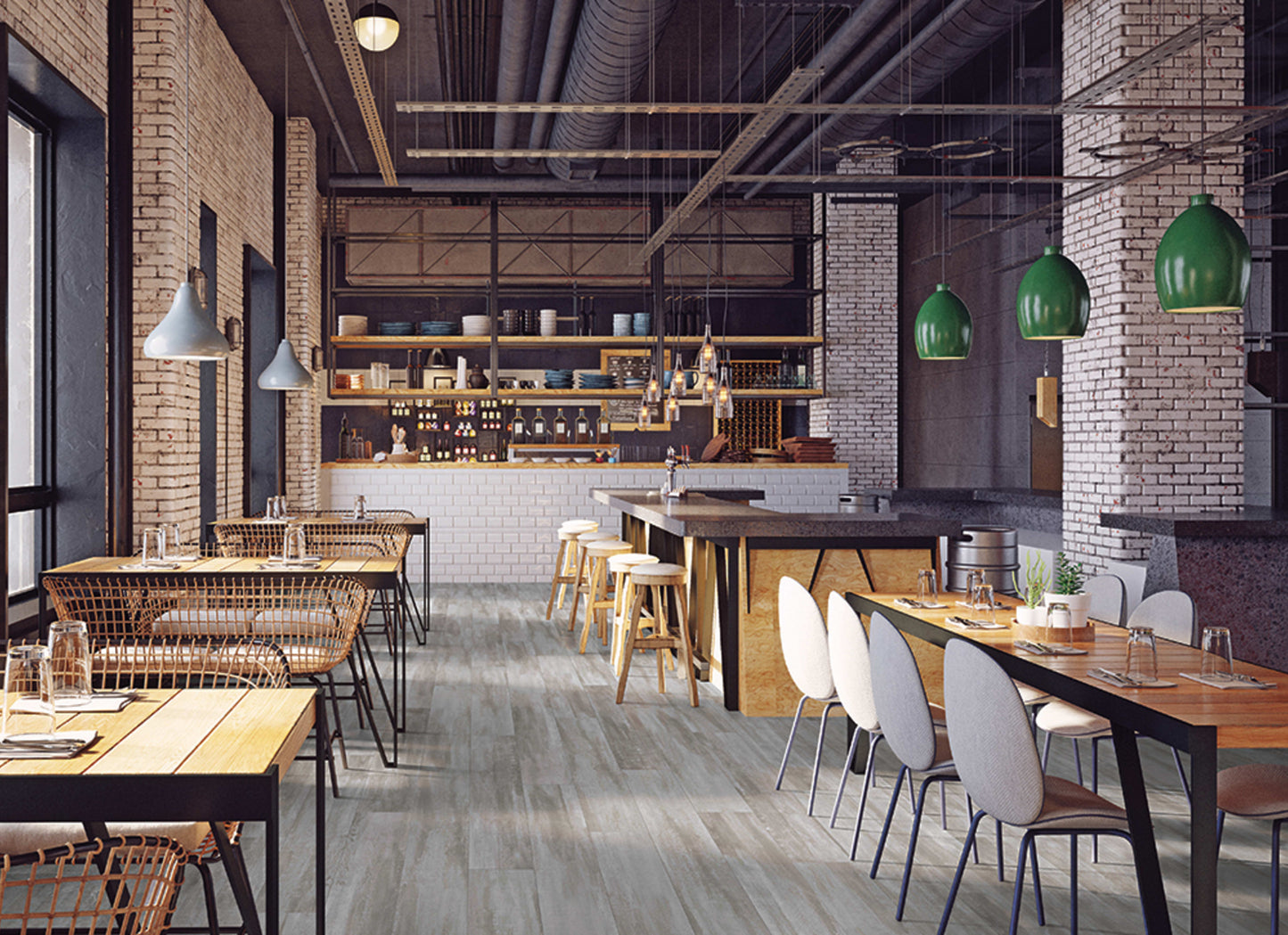 Metroflor LVT - Déjà New - Oak Framing in Crete