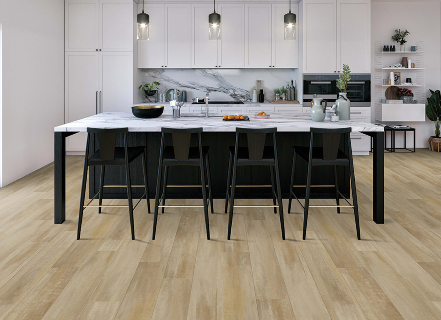 Metroflor LVT - Déjà New - Oak Framing in Washed Sienna