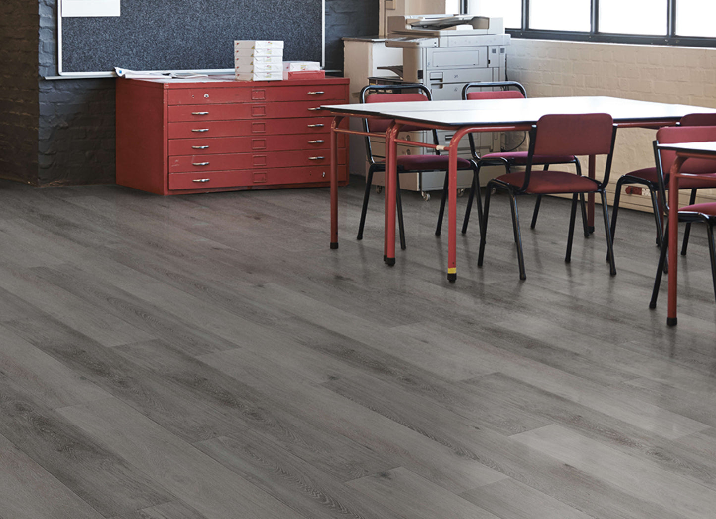 Metroflor LVT - Déjà New - San Marcos Oak in Flint Grey