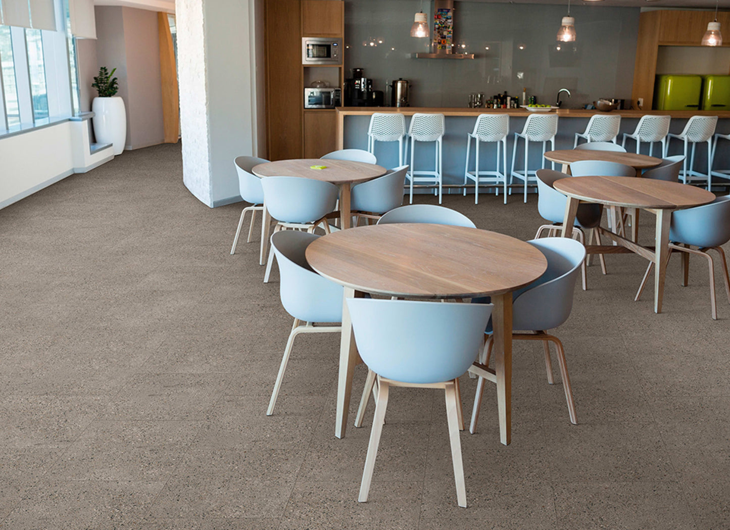 Metroflor LVT - Déjà New - Terrazzo in Iron Frost