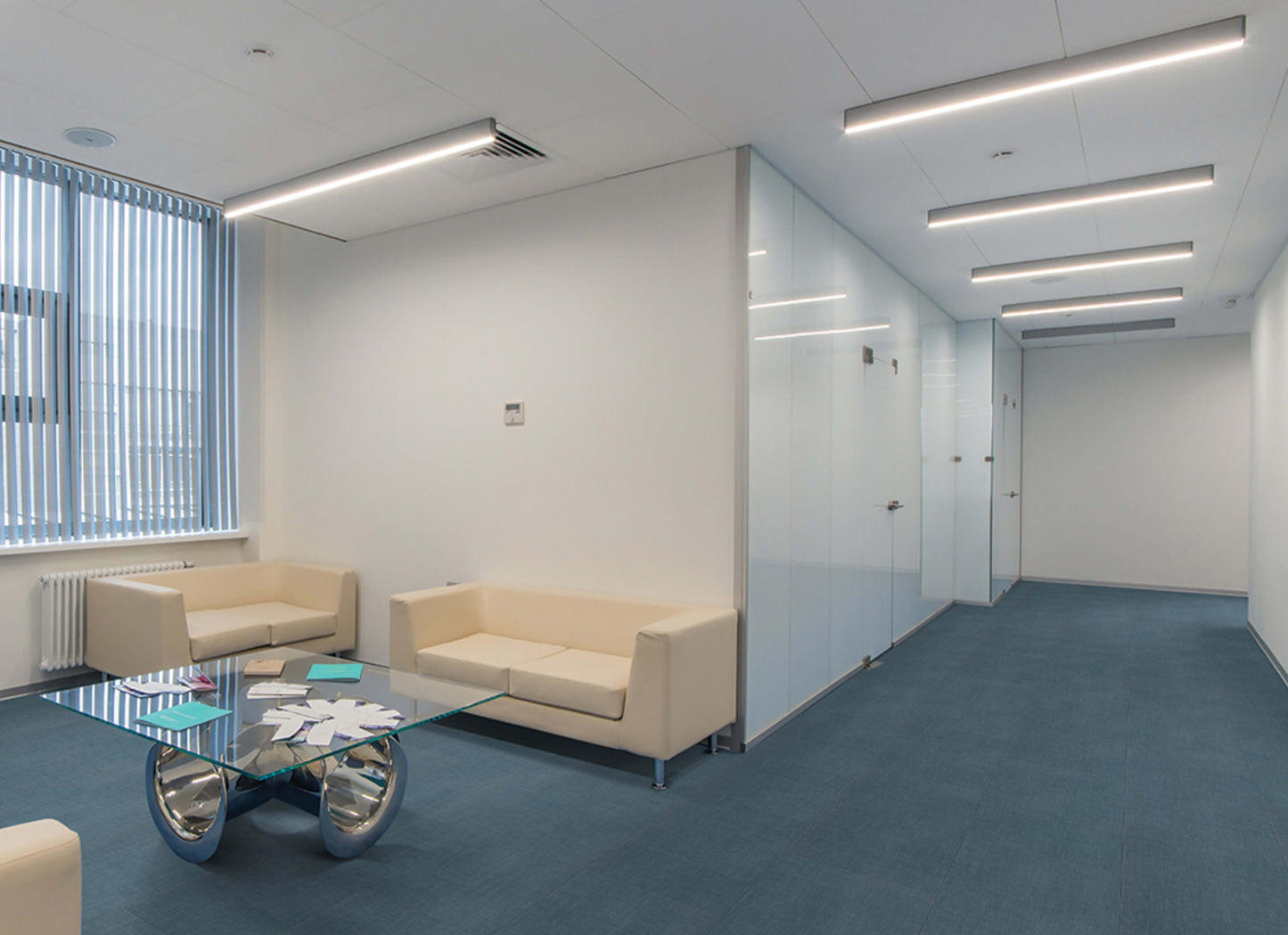 Metroflor LVT - Déjà New - Belgium Weave in Blue Suede