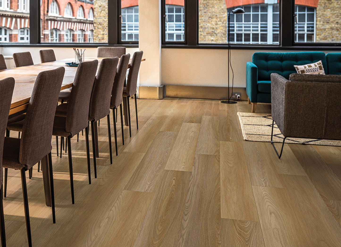 Metroflor LVT - Déjà New - Clean Oak in Natural Brown
