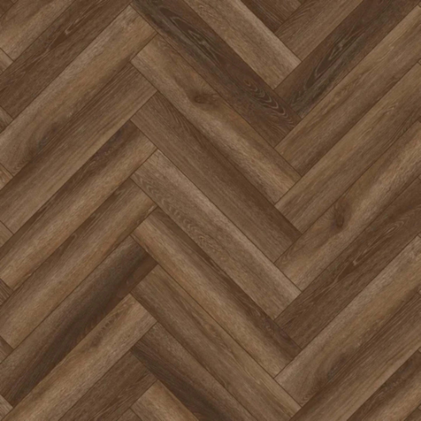Herringbone - Lenox Peak in Rosewood Luxury Vinyl