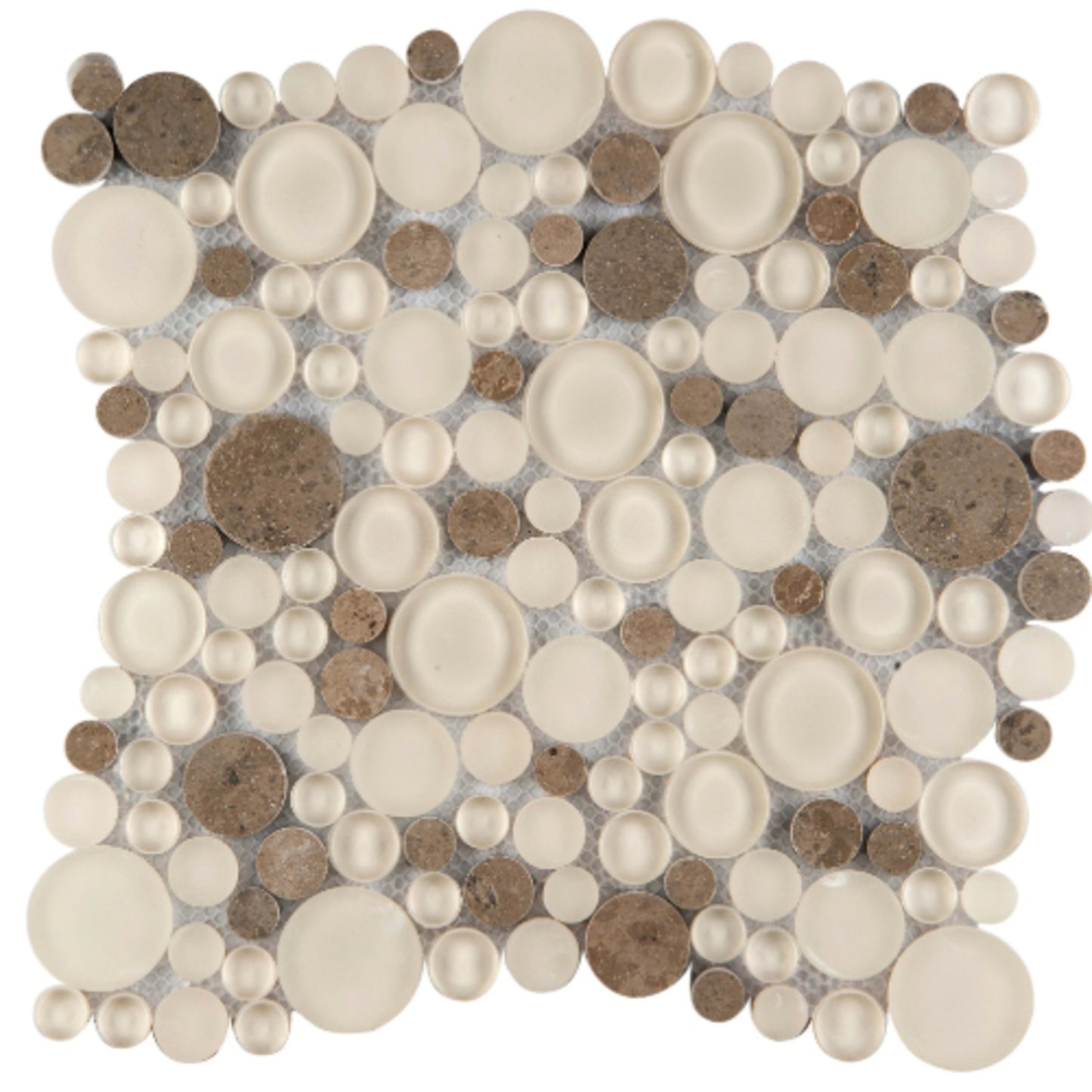 Lucente in Lido / Circle Glass Tile