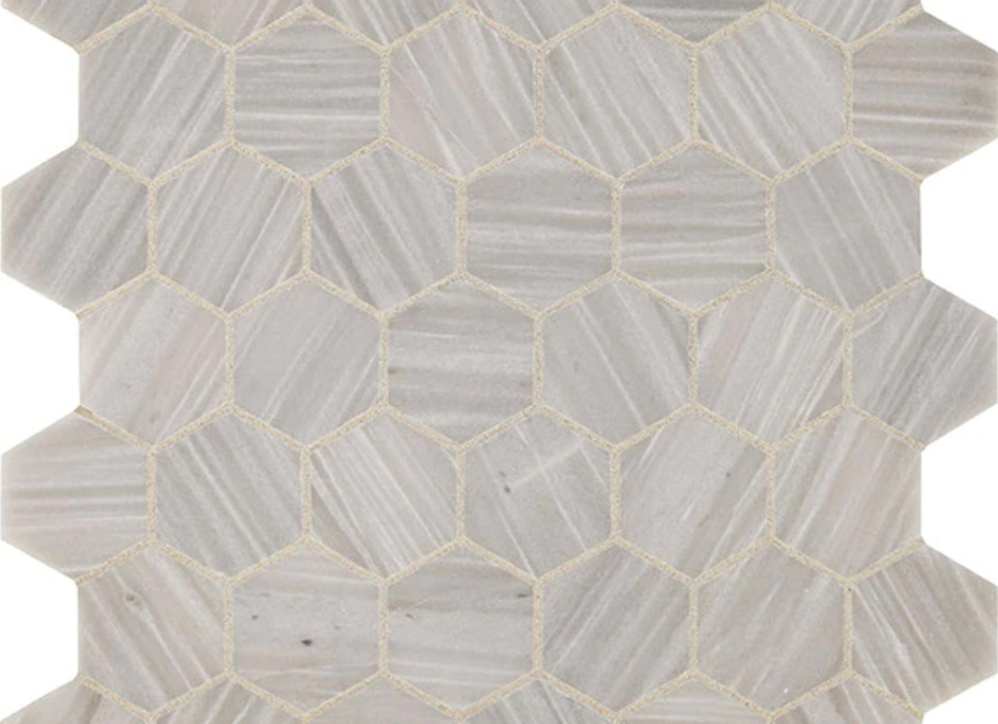 Fonte in Nautical Grey Hexagon