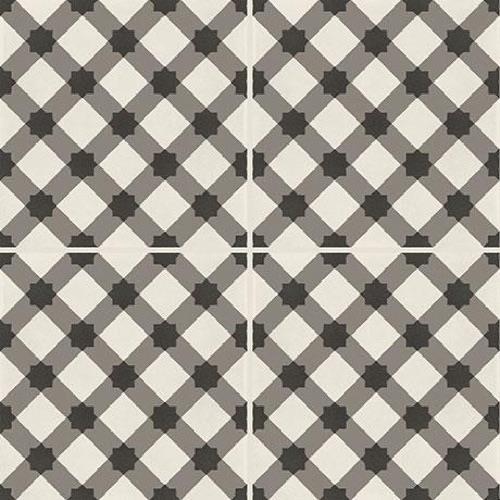 D_Segni in Plaid - Chalk, Mud, Midnight, Sand Blend Tile