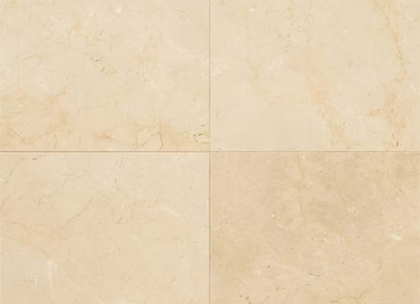 Marble in Crema Marfil El-12x12x.5-Polished