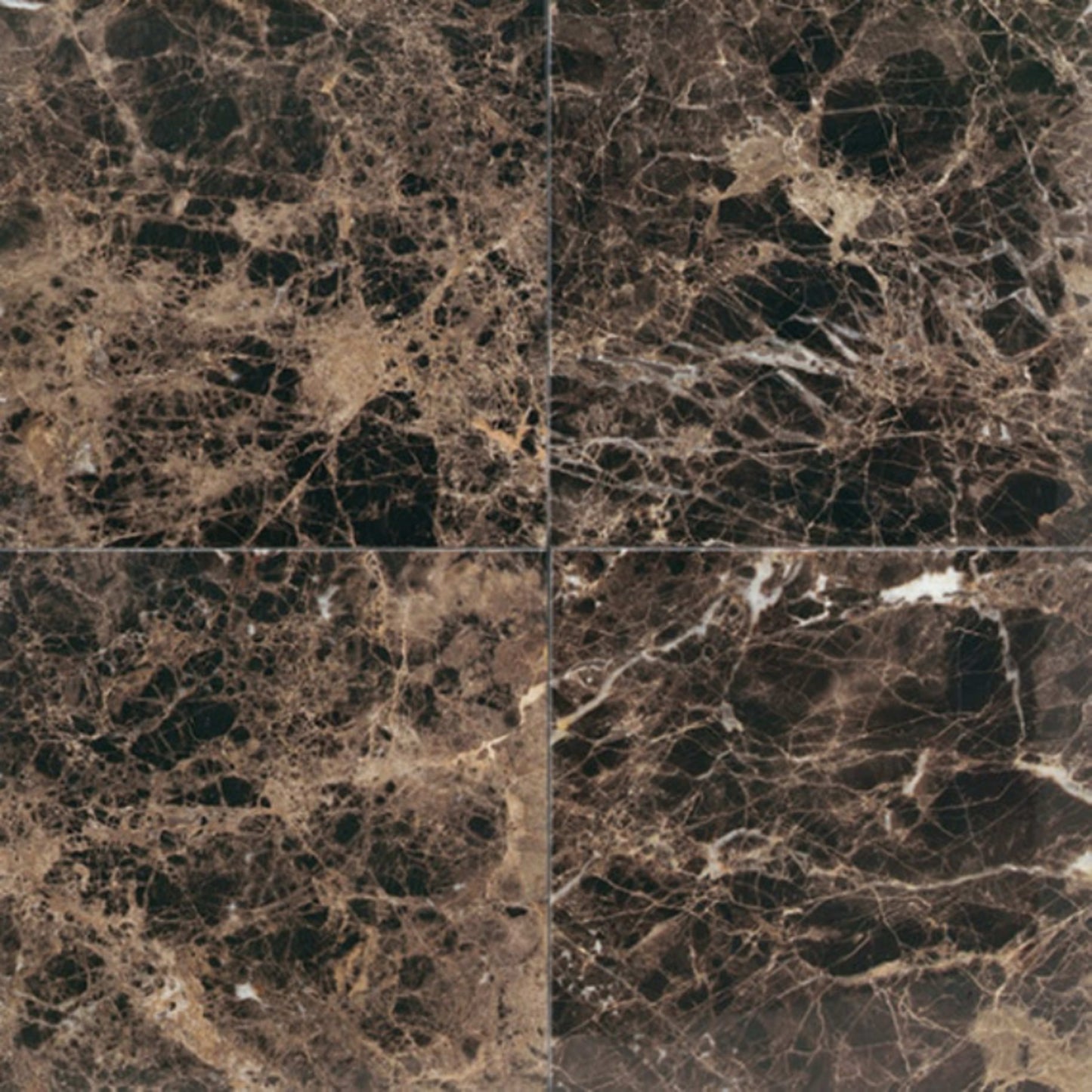 Marble in Emperador Dark-18x18 Natural Stone