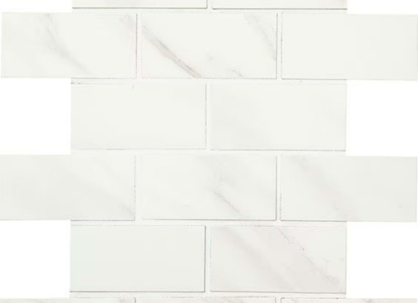 Mirasol in Bianco Carrara-2x4