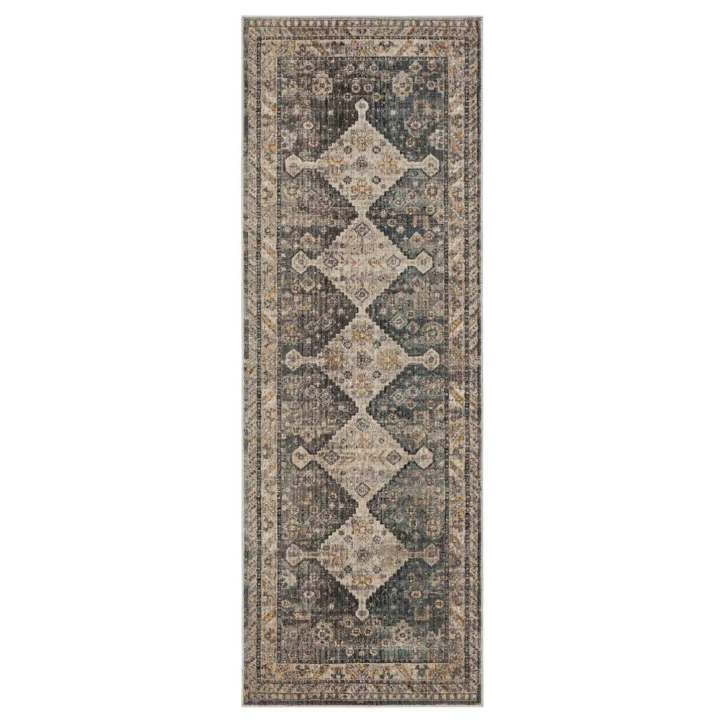 Milo Grey in Grey 2'7"x7'3" Area Rugs
