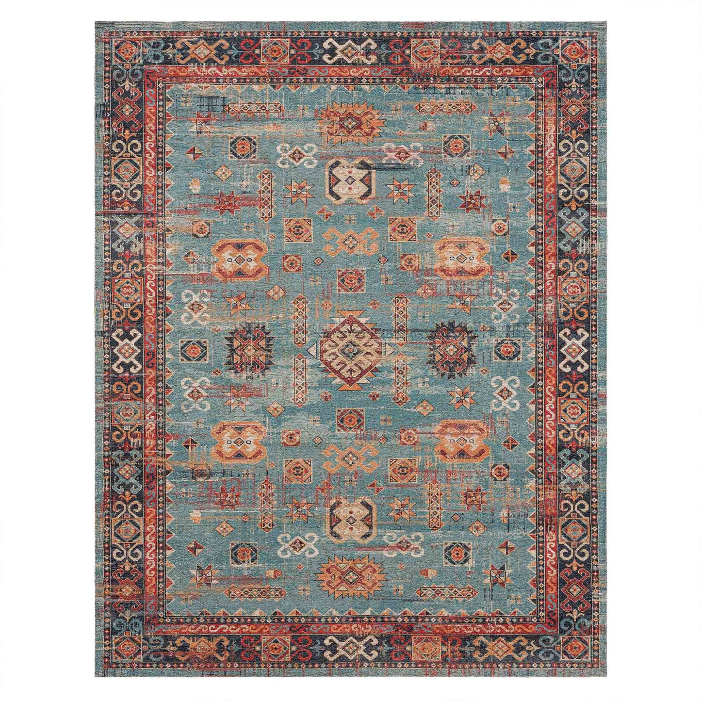 Mombasa Aquamarine in Aquamarine 5'X8' Area Rugs