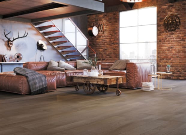 Nordic in Brazilian Oak Kaffee 5.25"