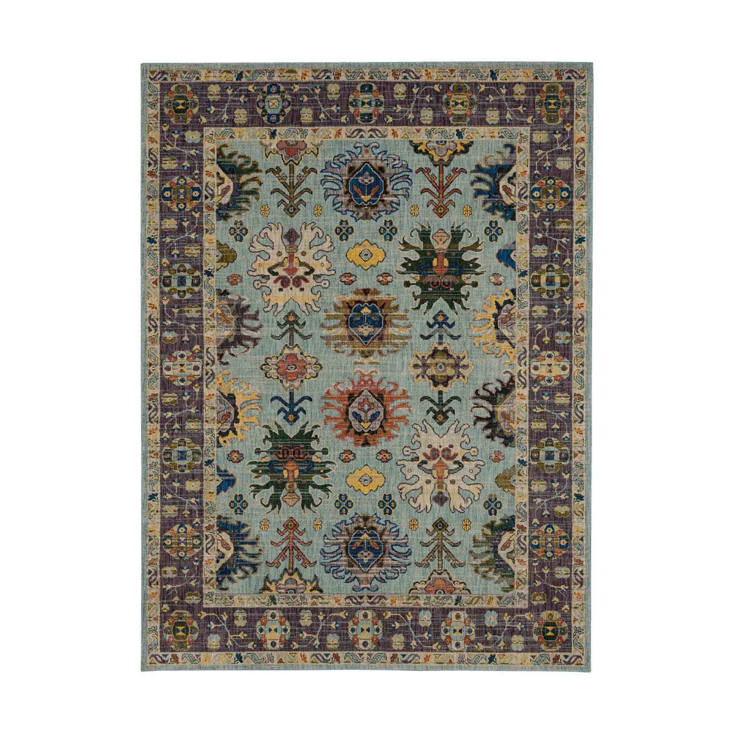 Obsession Blue in Blue 8'X11' Area Rugs