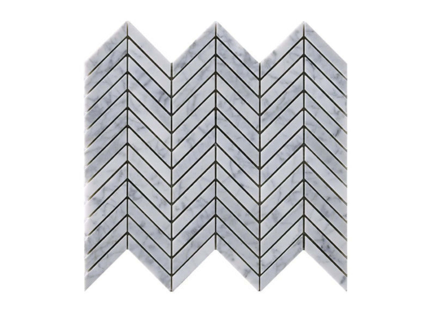 Stone & Marble in Carrara/Natural _ Chevron