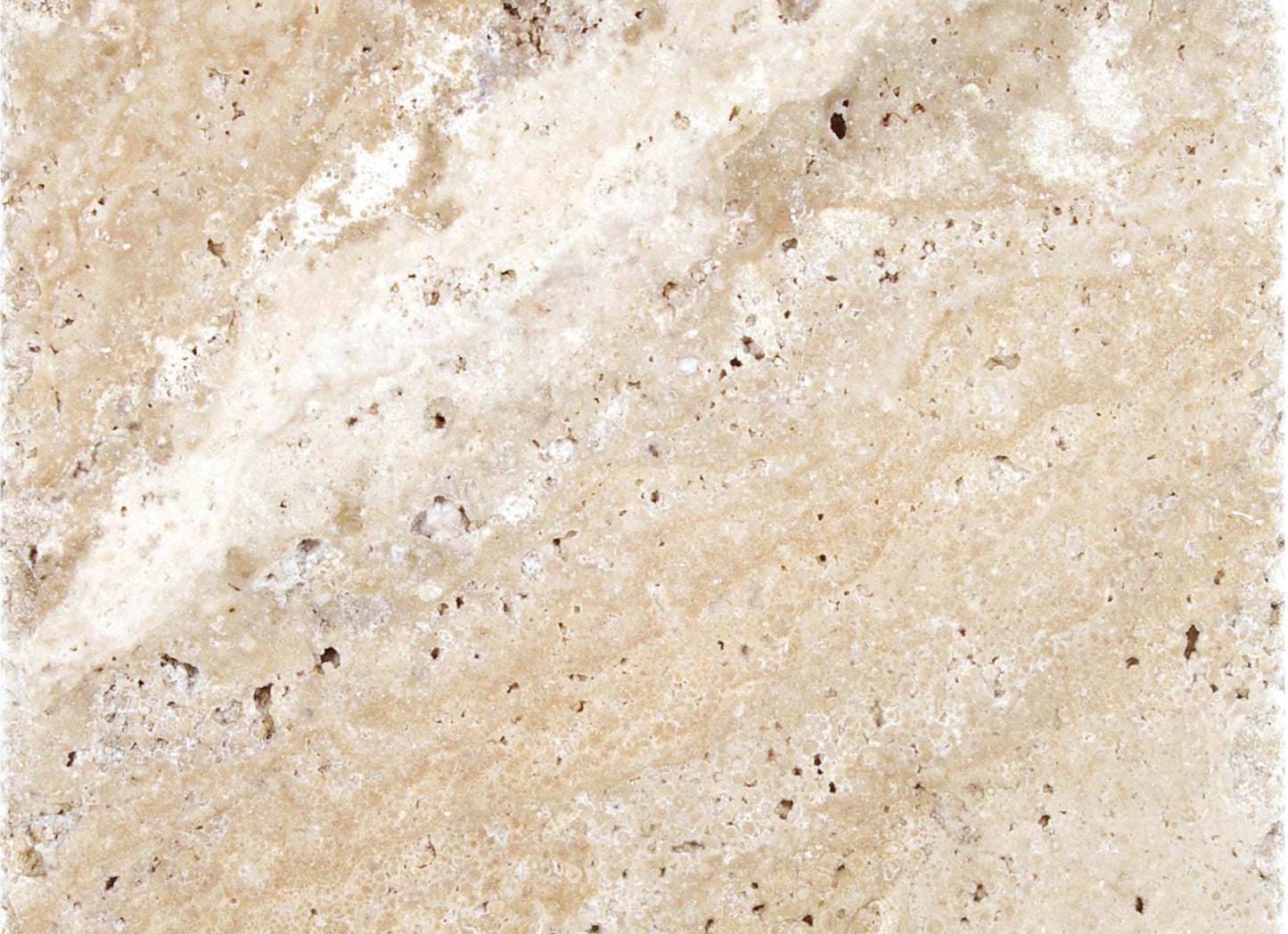 Travertine in Picasso Chiseled Edge 8x8