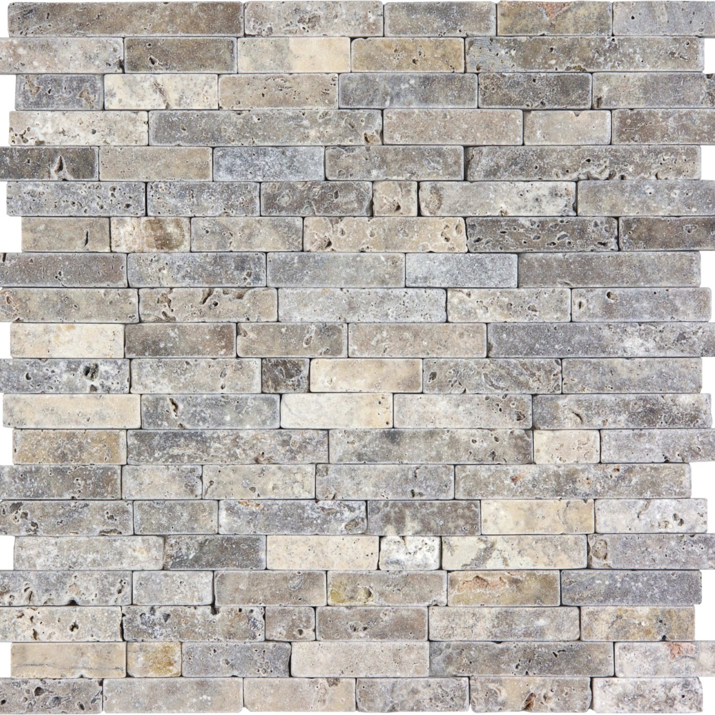 Travertine in Silver Ash Tumbled Rsp5/8 Natural Stone