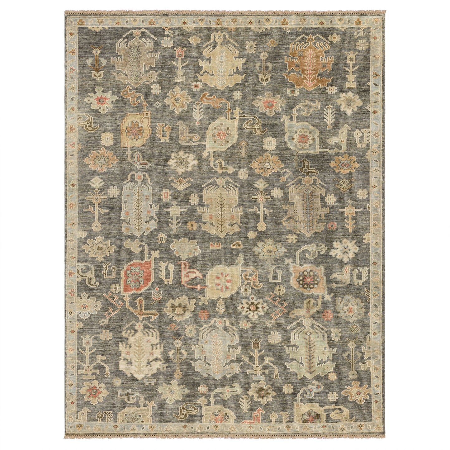 Cabrillo Girona in Grey Area Rugs