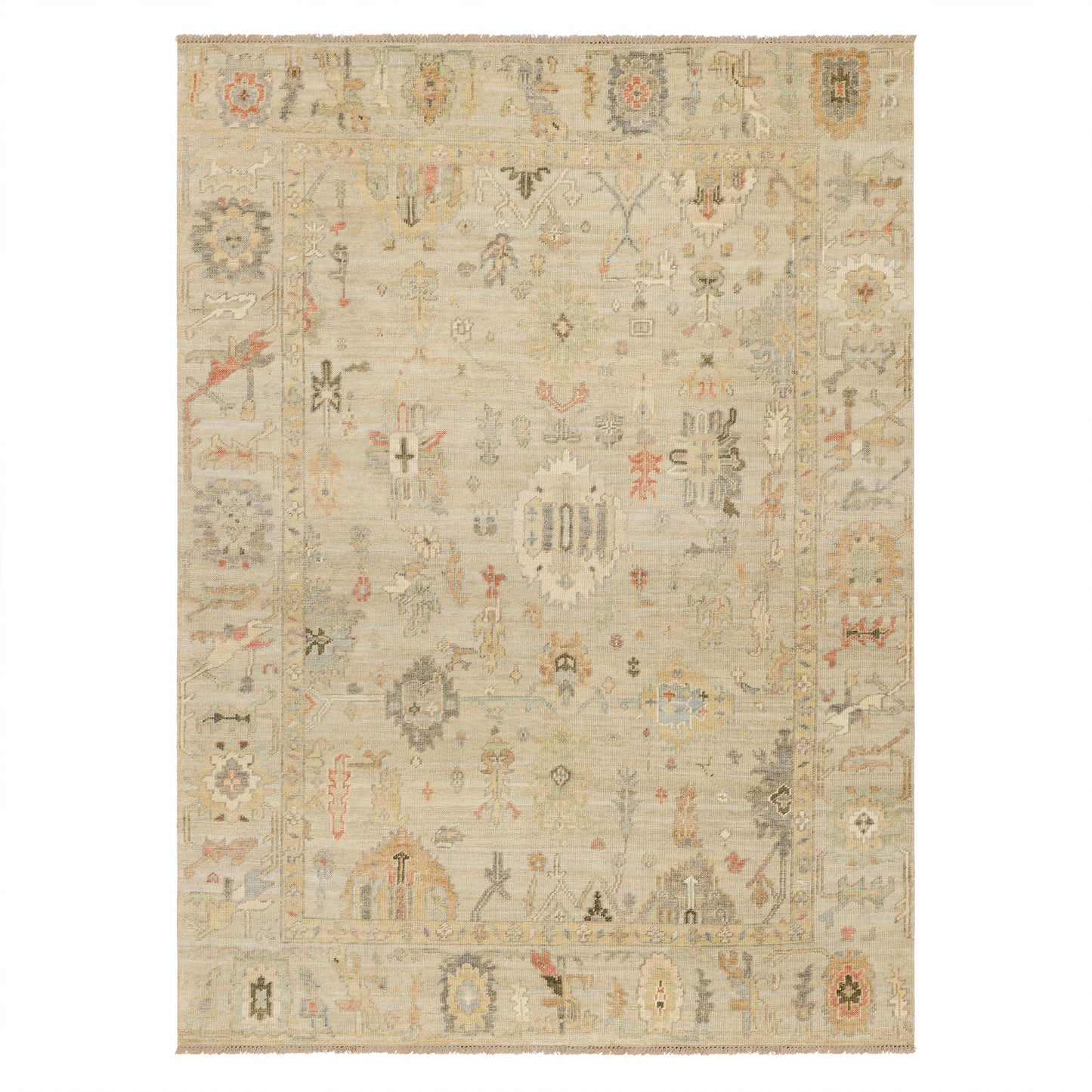 Cabrillo Iberia in Light Silver Area Rugs