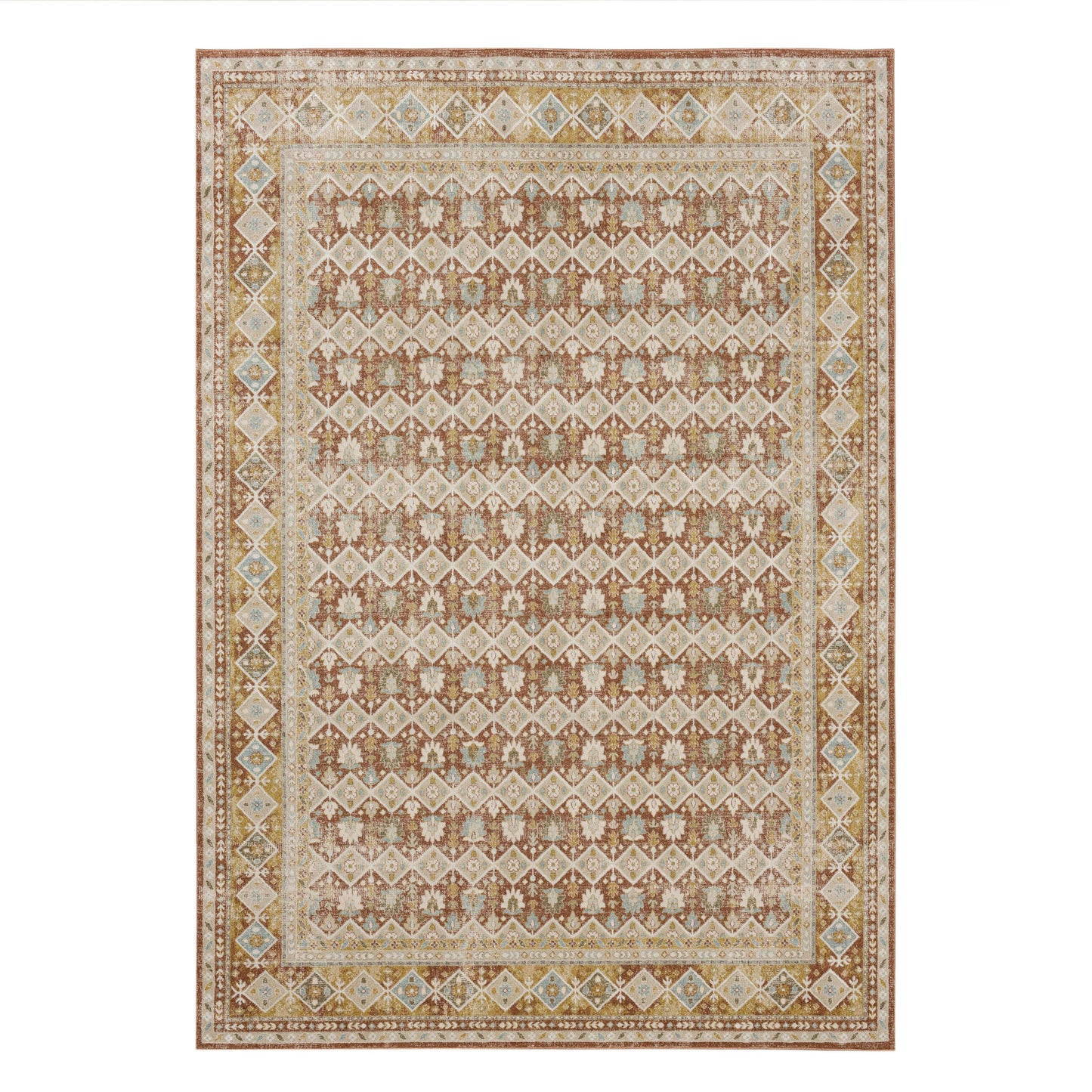 Windermere Staveley in Terracotta Area Rugs