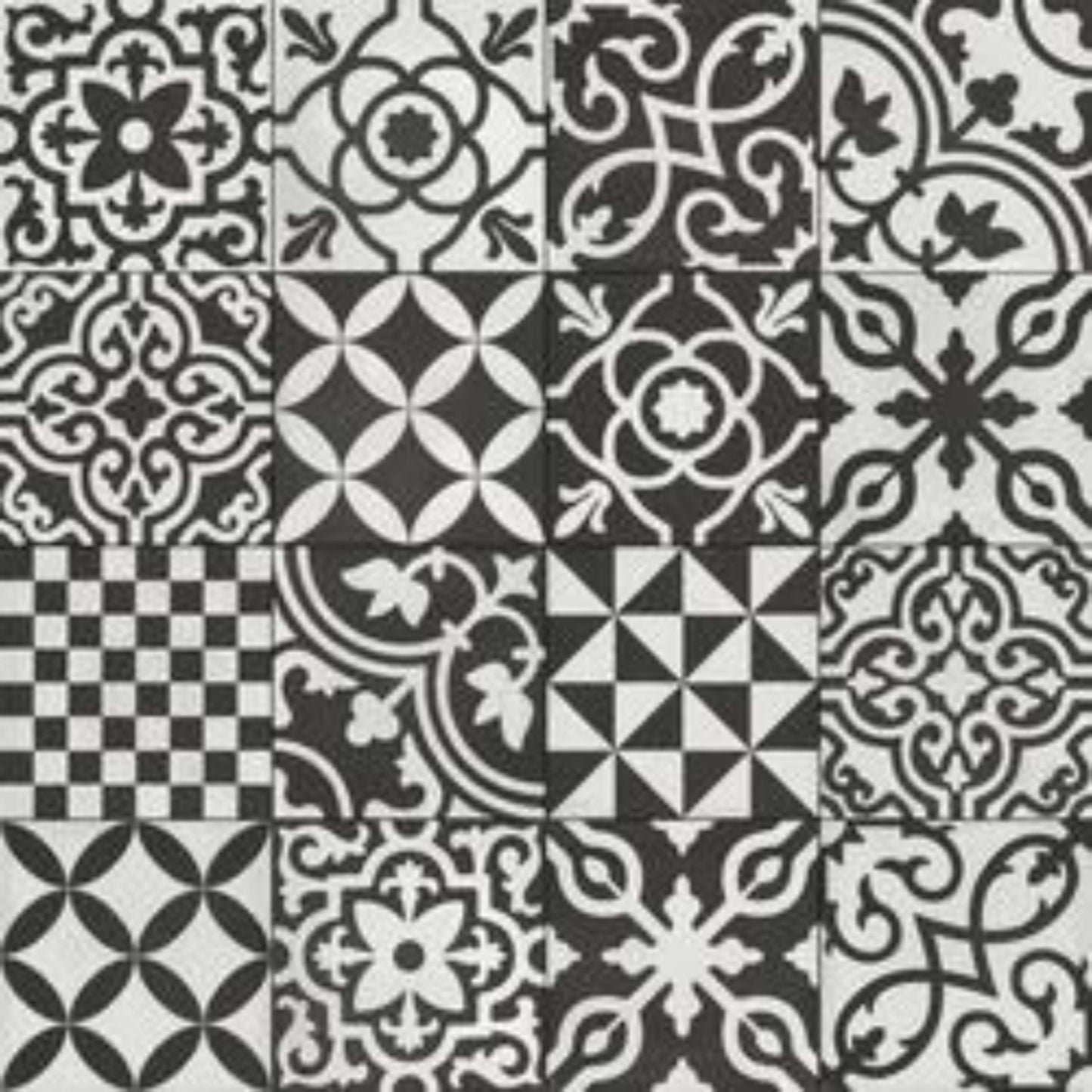 Contrasti in Antracite Decoro Mix Tile