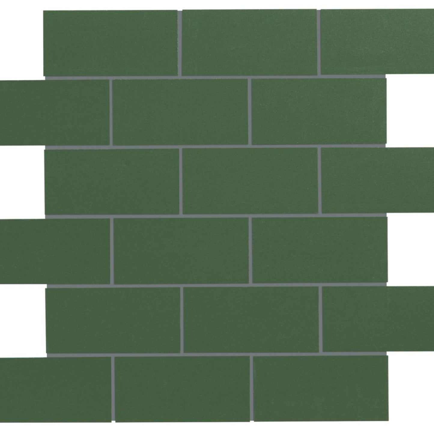 Retroactive 2.0 in Racing Green Mosaic 2"x4" Tile